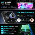 thumbnail image 5 of Ulefone Armor 28 Ultra 5G AI Rugged Phone 1TB ROM 32GB RAM Android Smartphone AMOLED 6.67" 10600mAh Mobile phone,Black, 5 of 6