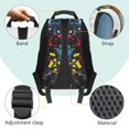 thumbnail image 4 of Yayamidu Colorful Baseball Backpack for Kids Boys Girls 6-9 Middle School Bookbag Large Capycity Schoolbag, 17 Inch, 4 of 7