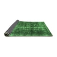 thumbnail image 2 of Ahgly Company Indoor Square Oriental Emerald Green Industrial Area Rugs, 5' Square, 2 of 4