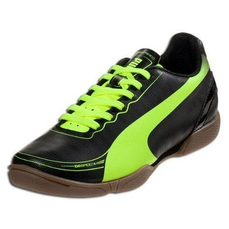 PUMA Evospeed 5.2 IT Little Kid / Big Kid Soccer Cleats Shoes - Black / Yellow