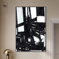 thumbnail image 2 of Art Remedy Black and White Art Canvas, 36" x 54", Black Frame, Monochrome Study, 2 of 7