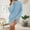 Sky Blue, variant on Swuxness Women Long Sleeve Knit Dresses, Women Fall Dress, Women's Solid Color Knit Half Turtleneck Loose Casual Knee Length Dress Pink, XL