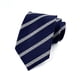 thumbnail image 4 of Corbata de hombre de seda jacquard hecha a mano, ropa formal profesional, entrevista de negocios, corbata a rayas para hombre, 4 of 4
