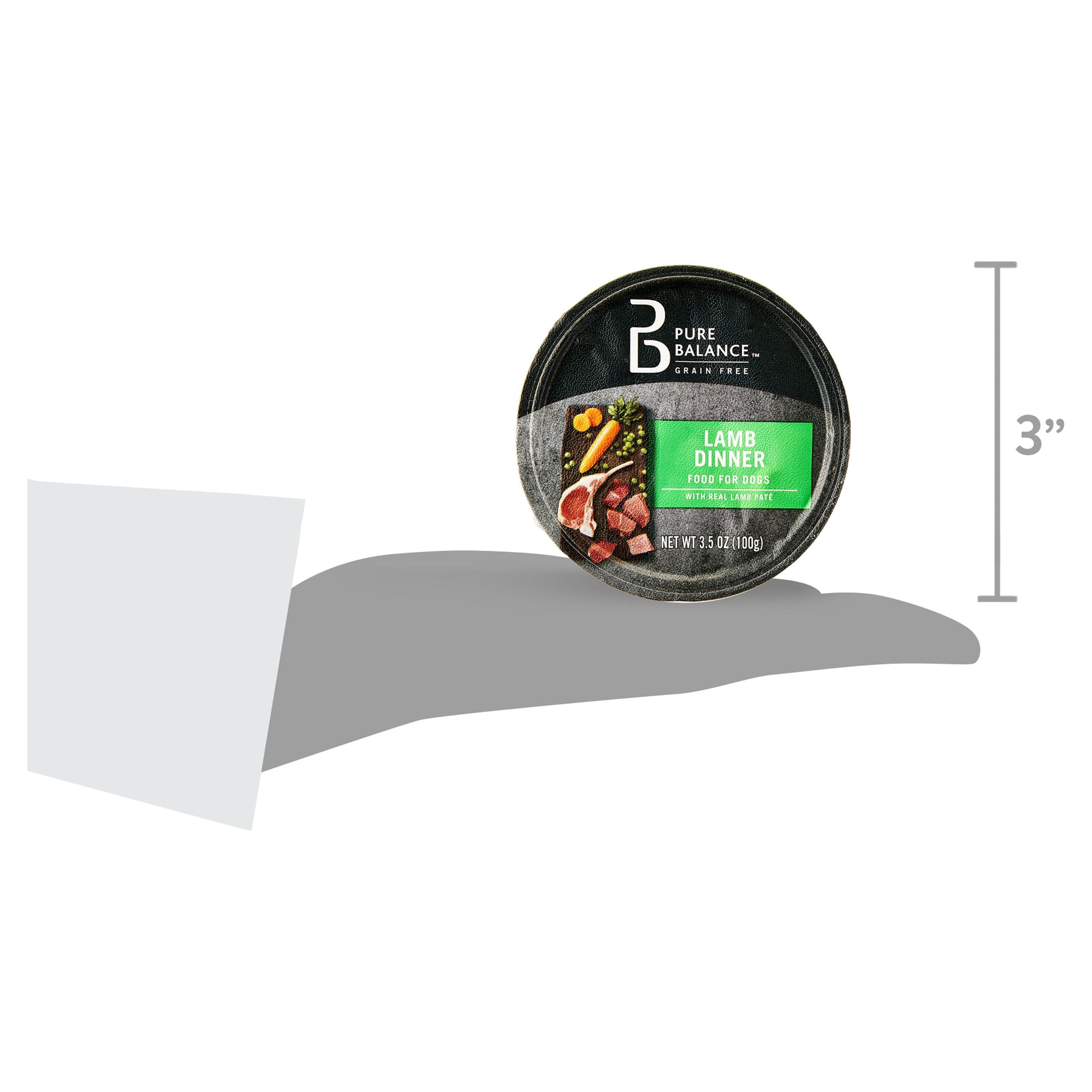 Pure Moist Pure Balance Grain Free Wet Dog Food Lamb Dinner (Pate