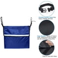 thumbnail image 2 of ziyahi Sac à Dos pour Fauteuil Roulant avec Boucle Imperméable Sangle Réfléchissante Réglable Pochette de Rangement pour Fauteuil Roulant Noir Bleu, 2 of 6
