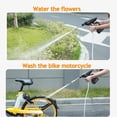 thumbnail image 4 of Portable Wireless High-Pressure Car Washer with 2 Rechargeable Batteries & Charger – All-Copper Motor, Automatic Start-Stop, Adjustable Water Flow (Fan/Direct Jet), Stainless Steel Filter – Ideal for, 4 of 7
