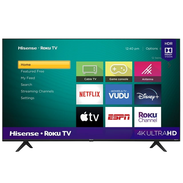 Openbox - Hisense 58 inch Class 4K UHD LED Roku Smart TV HDR ( 58R6E5)