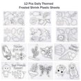 thumbnail image 2 of Kit de arte retráctil Auihiay 146 piezas con estampado navideño y diario, 2 of 8
