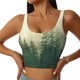 thumbnail image 1 of Balery Fog Forest Sujetadores deportivos con espalda cruzada para mujer, acolchados, sin costuras, de alto impacto, ideales para yoga, gimnasio, entrenamiento y fitness.-X-Large, 1 of 8