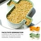 thumbnail image 3 of Caja de siembra de hierba gatera con semillas de menta, bandejas de propagación y germinación, maceta para germinar semillas de hierba gatera, vivero para plántulas, refrigerio hidropónico (2, 3 of 6