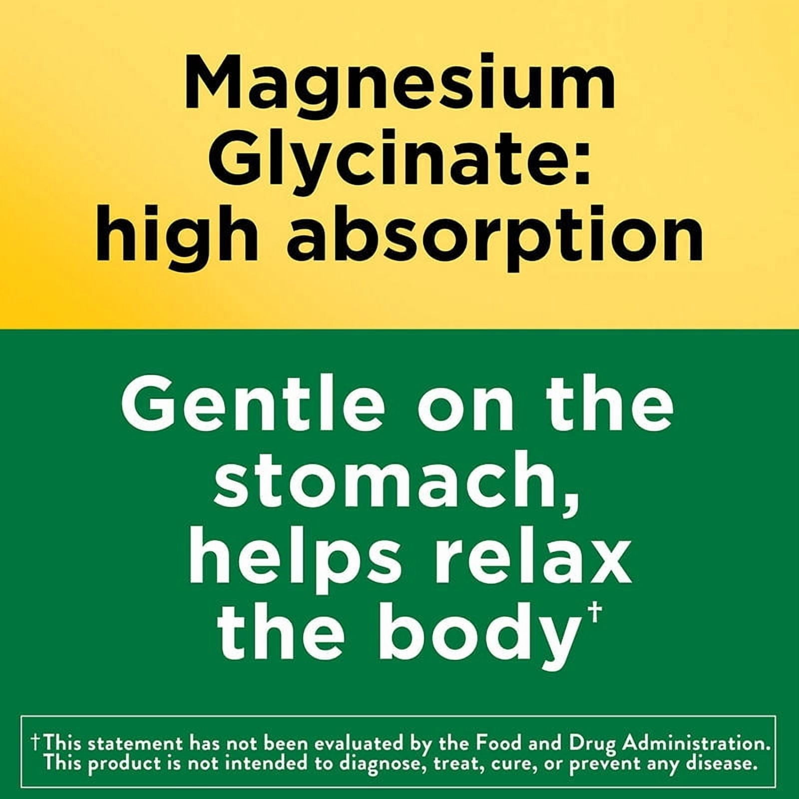 Nature Made Magnesium Glycinate 200mg Capsules, 110 ct.