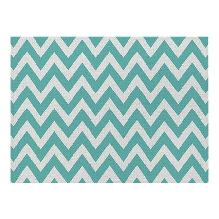 

Dtydtpe placemat Polyester Linen Placemat Waterproof Oil Proof And Heat Insulation Table Mat