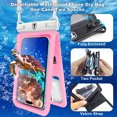 thumbnail image 5 of Takfox Waterproof Flip Cell Phone Case for iPhone 15/14/13/12 Pro Max/Pro, Pink, 5 of 8