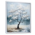 thumbnail image 2 of Designart "Stormy Blue Maple Shades" Tree Maple Floater Framed Canvas Art Print, 2 of 5