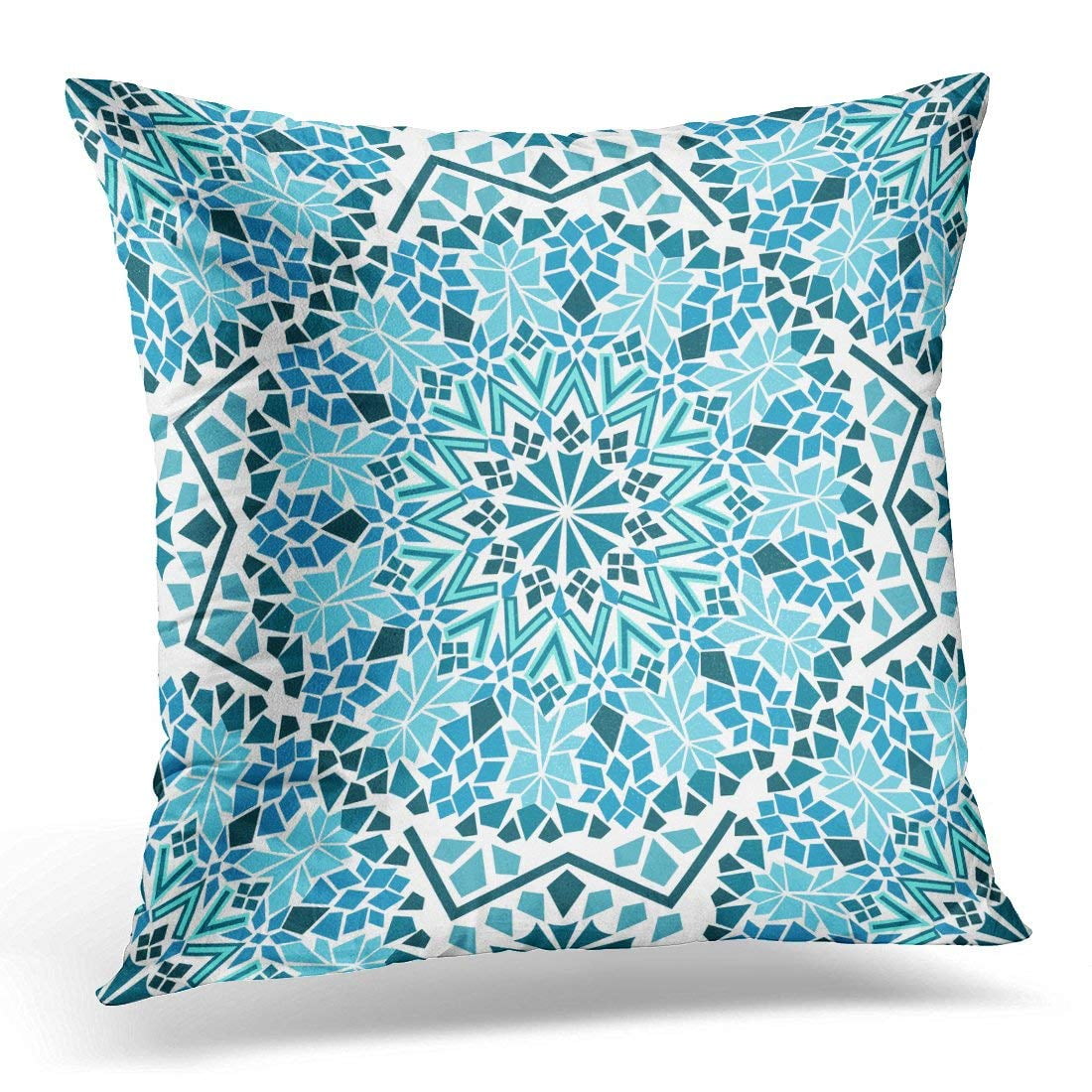 USART Blue Morocco of Turquoise Moroccan Mosaic Africa Pillows case