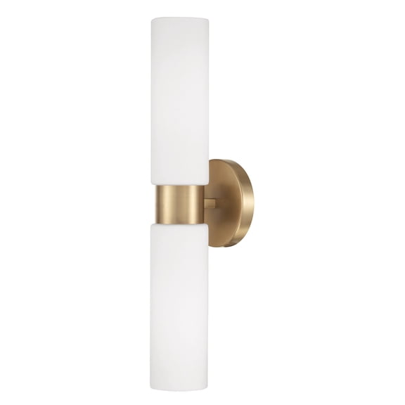 Capital Lighting 652621 Theo 2 Light 5" Wide Bath Bar - Brass