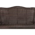 thumbnail image 5 of Northlight Hand Woven Resin Wicker Porch Swing with Chain - Dark Brown, 5 of 7
