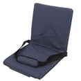 thumbnail image 1 of Foldable Stadium , Stadium  with Back Support 300D PVC Cationic Fabric Padded Navy Blue Shoudler Strap Adjustable  for Camping, 1 of 7
