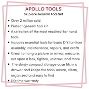 Apollo Tools 39 Piece General Tool Set - DT9706