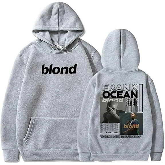 Azikbd Print Hoodie Frank Rapper Blond Album Hoodie Ocean Merch Pullover Tops Streetwear Women Men