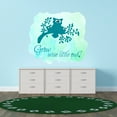 thumbnail image 1 of Animal Wall Decals for Children Playroom - Cute Owl Sitting on a Branch with Babies Owl DIY & Creativity Boy Girl Bedroom Wall Sticker - Size: 40 In x 36 In, 1 of 5