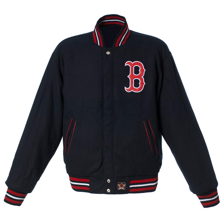 JH Design Group Black Boston Bruins Varsity Jacket - Men