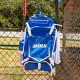 thumbnail image 4 of Hit Run Steal Bat Bag Backpack, Holds 4 Bats, Glove, and Helmet, Royal Blue, 4 of 6