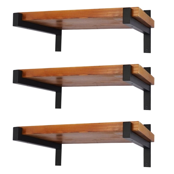 Soportes de estantería EZYDECOR, resistentes, montados en la pared, 33,2 cm, 6 unidades