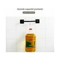 thumbnail image 3 of No Drill Wall Mount for Towels, Dishcloths, Lid Holder, Towel Rack, Bath Towel Rack, White, Short 24.5cm, 3 of 5