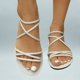thumbnail image 3 of Zapatos Casuales de las Mujeres de Moda Plana Correa Romana Playa Más Tamaño Estilo Primavera / Verano Sandalias de Moda Y Cómodas Zapatos de Verano de las Mujeres, 3 of 6