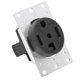 thumbnail image 1 of 4 Hole Industrial Receptacle Socket Female Power Connector US Standard 30A 125V/250V, 1 of 5