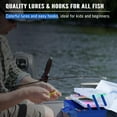 thumbnail image 4 of Vipfish 448PCS Fishing Tackle Box Kit with Tackle Included, 3-Layer Tackle Box Bass Lure Set,Gift for Fishingmen, 4 of 7