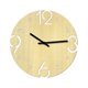 thumbnail image 2 of Reloj de pared de madera europeo Fiudx diseño moderno decoración del hogar silencioso, 2 of 7