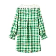 thumbnail image 5 of JAJAHO Girls Nightgown Christmas Pajamas Long Sleeve Ruffle Princess Sleep Dress For Kids 3-14Y, 5 of 5