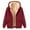 RD1, variant on Fleece Lined Zip Up Hoodies for Women Winter Long Sleeve Thick Warm Plain Hooded Sweatshirt Jacket Coat