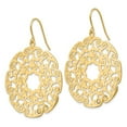 thumbnail image 2 of 14K Fancy Lace Filigree Dangle Earrings, 2 of 4