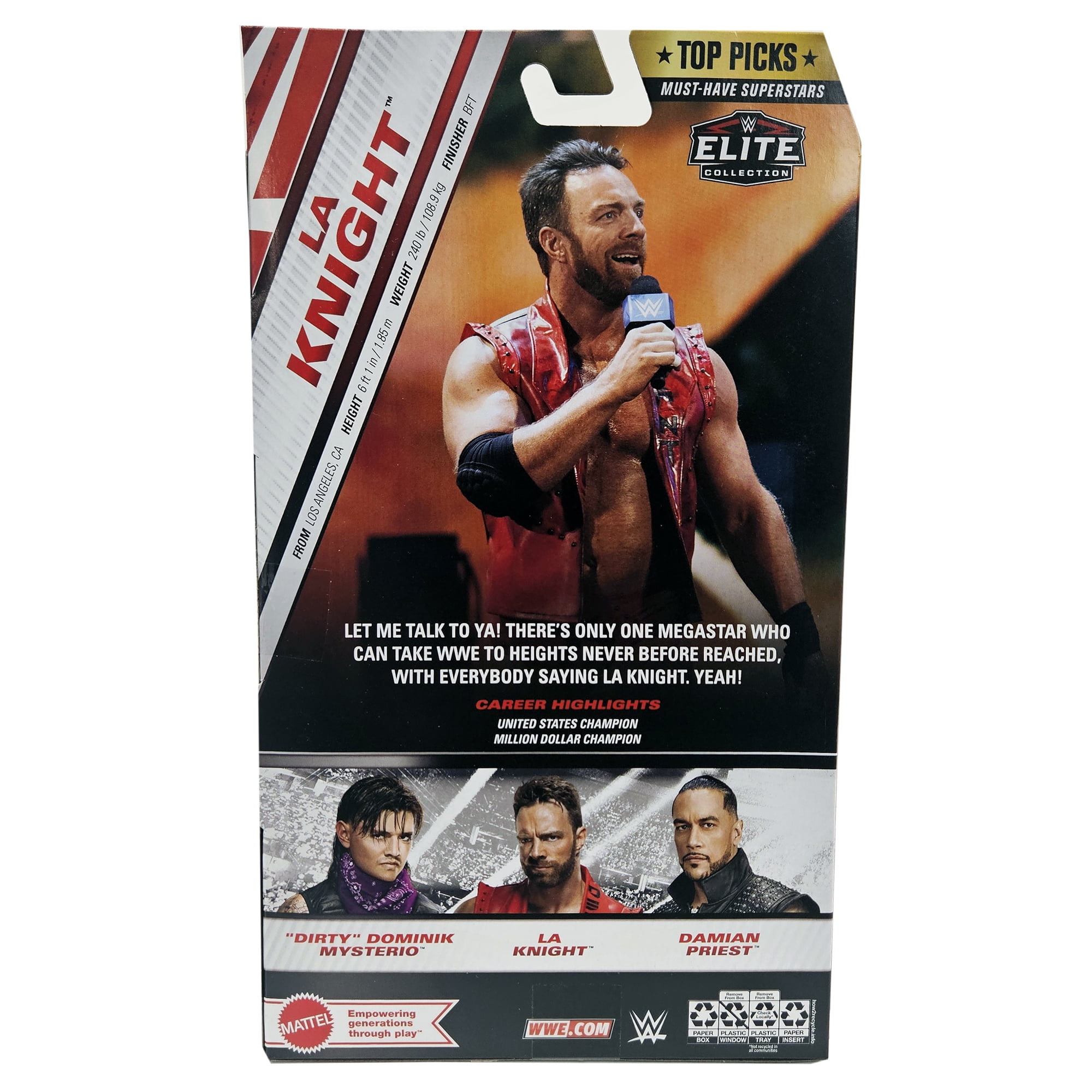 LA Knight - WWE Elite Top Picks 2025 (Wave 3) Mattel WWE Toy Wrestling Action Figure