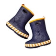 thumbnail image 1 of Botas impermeables de fondo suave con forma bonita, de EVA, antideslizantes, para lluvia, para niños, color azul oscuro, 150 mm, 1 of 10