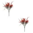 thumbnail image 2 of Ounissouiy Rama de flores artificiales fotografía DIY simulación planta ramo ornamento invernadero artesanía fiesta cumpleaños Decoración Type2 NO2, 2 of 6