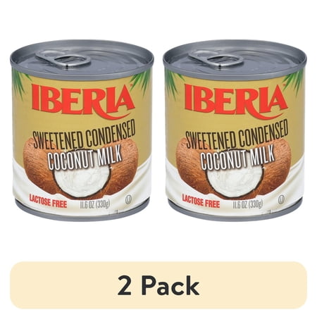 (2 pack) Iberia Sweetened Condensed Coconut Milk, 11.6 oz