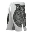 thumbnail image 2 of Raven Fightwear Men's Aztec Ranked BJJ MMA Shorts White, 2 of 3