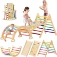thumbnail image 1 of Juego de escalada Tiny Land Pikler Triangle para niños de 1 a 6 años, 1 of 8