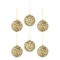 thumbnail image 4 of Adornos navideños colgantes Soledad 6 bolas dorado, 4 of 10