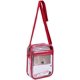 thumbnail image 2 of Bolsa de mensajero transparente para viajes de trabajo y negocios para hombres y mujeres (rojo) BANYUO Electrónica, 2 of 7