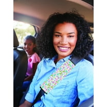 Women's Spring Floral Print Universal Car Seat Belt CoverNeoprene Material