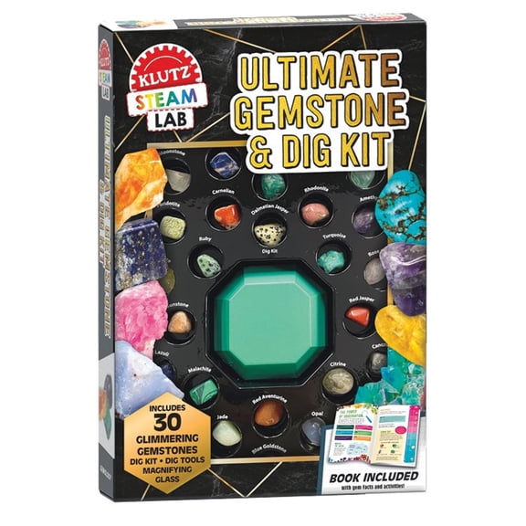 STEAM Lab: Ultimate Gemstone And Dig Kit By Klutz Press
