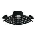 thumbnail image 2 of SugarBloom Silicone Pasta Strainer Clip for Pots, Kitchen Gadget Strainer for Draining Meat, Vegetables, Fruit, and Pasta, Reusable Colander with Clip Design,Black, 2 of 3