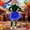 Blue, variant on Tutu for Girls Layers Red Tutu Elastic Waist Ballet Dance Tutu Skirt Christmas Skirt 3-14 Years