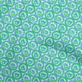 thumbnail image 1 of oneOone Rayon Blue Fabric Asian Block Fabric For Sewing Printed Craft Fabric By The Yard 56 Inch Wide, 1 of 4