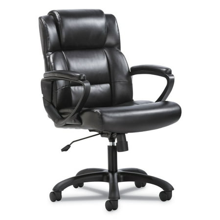 UPC: 0888206724827 | Basyx HVST305 19 in. – 23 in. Seat Height Mid-Back Executive Chair Supports Up to 225 lbs. – Black